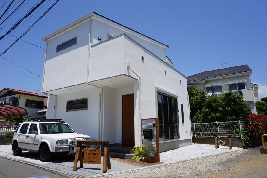 すぐに土間にアクセスできる間取りはアウトドアな趣味と相性ピッタリ。