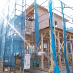 茅ケ崎市萩園　U様邸　上棟しました。