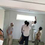 ガレージハウス、施主検査です。