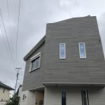 次のモデルハウス、完成間近です