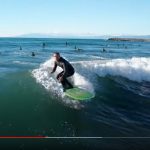 冬のサーフィン